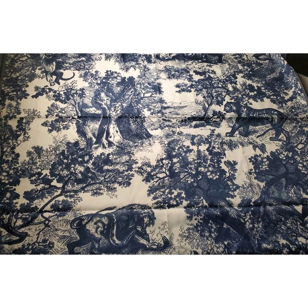 Large Animal Print Scarf Lion Monkey Tiger Pattern